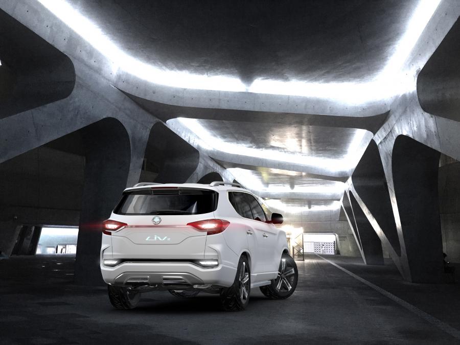  Ssangyong LIV-2 SUV Concept 2016 года  (фото 9 из 23)